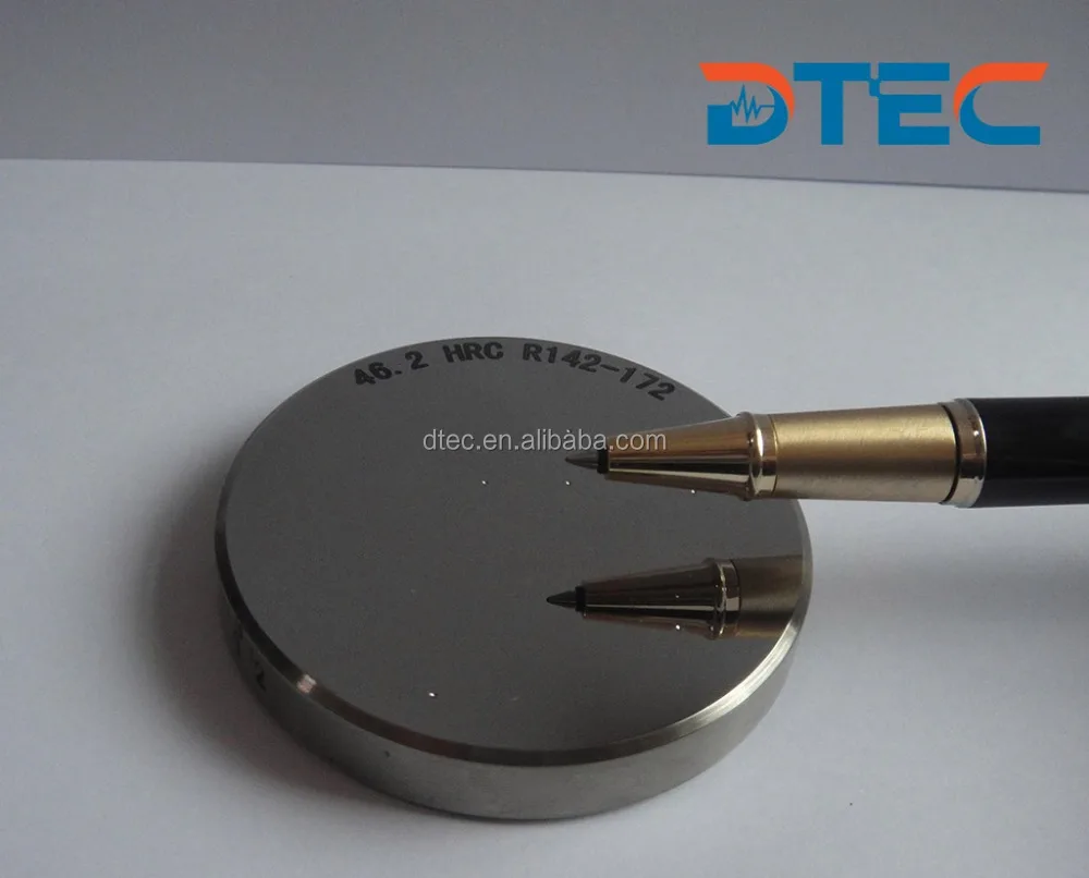 DTEC Rockwell Hardness Testing Block,,HRA,HRB,HRC,Square and Circular Type