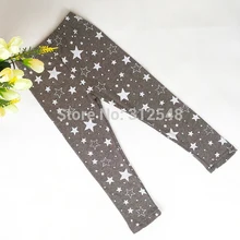 Trendy Kid Girls Stretchy Skinny Leggings Trousers Star Printed Warm Pants