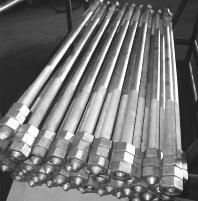finished as hot dip galvanized  steel 1045 grade 8.8  threaded anchor bolt