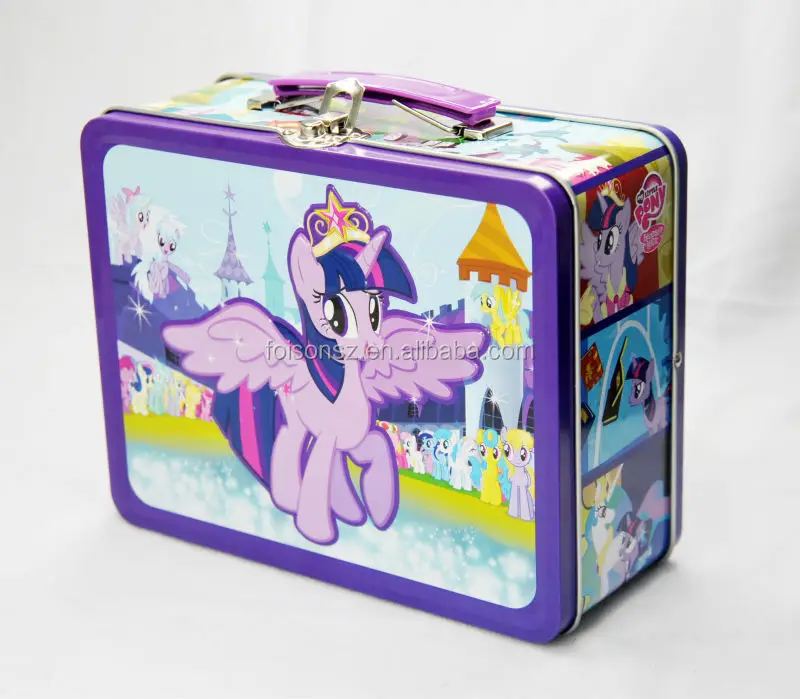 Popular tin packaging lunch box kids gift tin box