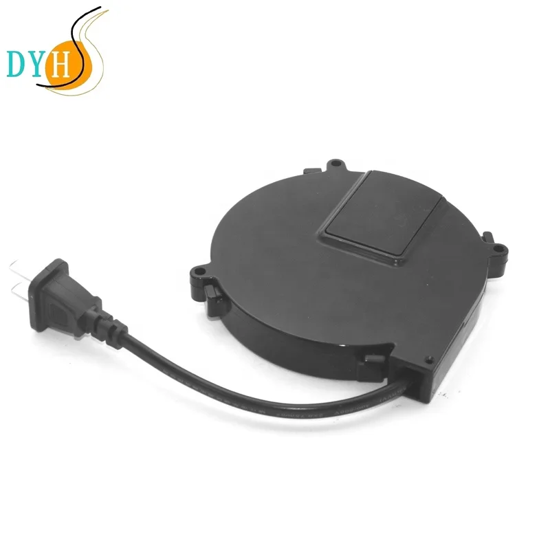 2M power cord mini retractable winding cable reel