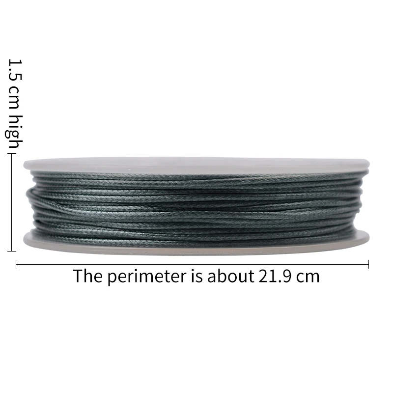 LONGJIE 12 colors 1mm  multicolor round polyester Korea wax cord for jewelry making