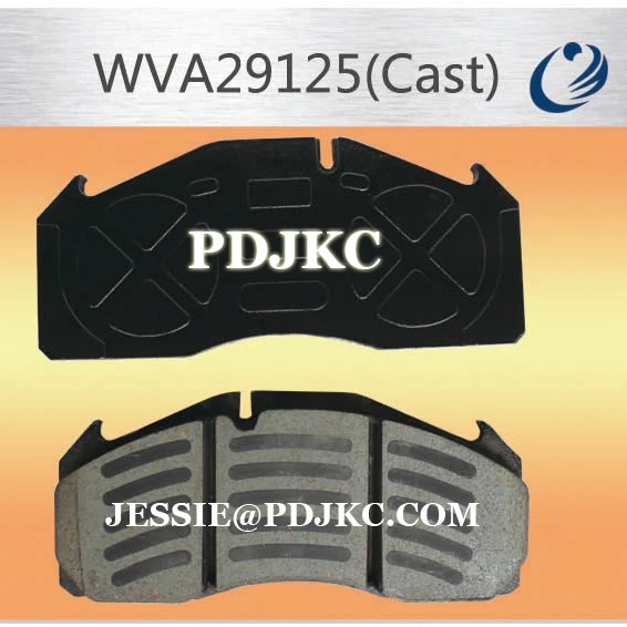 Truck brake pad for Volvo FH12 WVA29125
