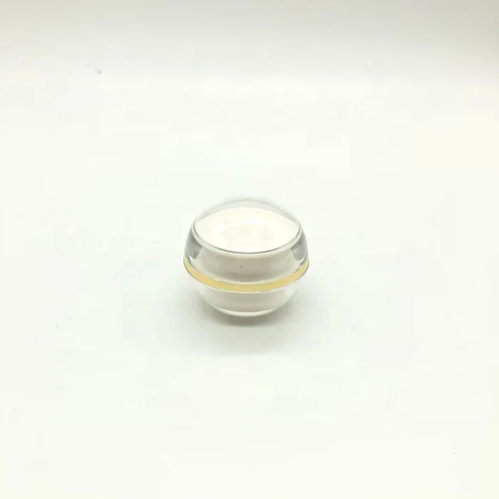 Mini 5g ball shaped cream / small plastic boxes / empty cosmetic cream container