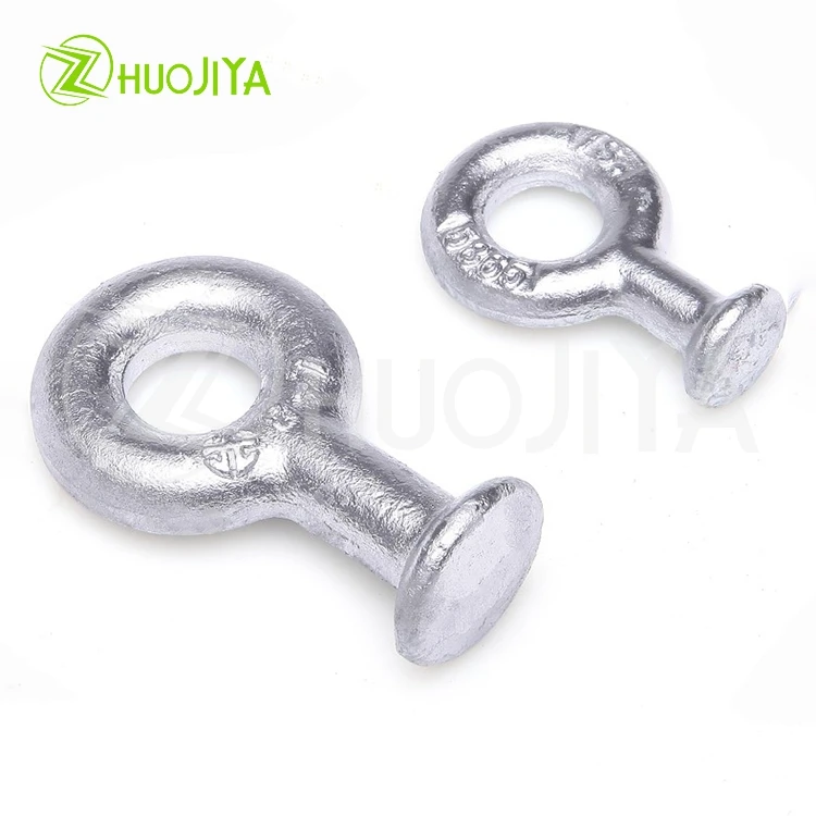 Zhuojiya Power Line Fitting High Quality Hot-Dip Galvanized End Socket Insulator Ball Eye