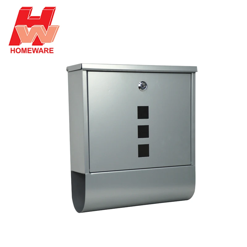 
Parcel Mailbox Letterbox Package Gray Postbox 