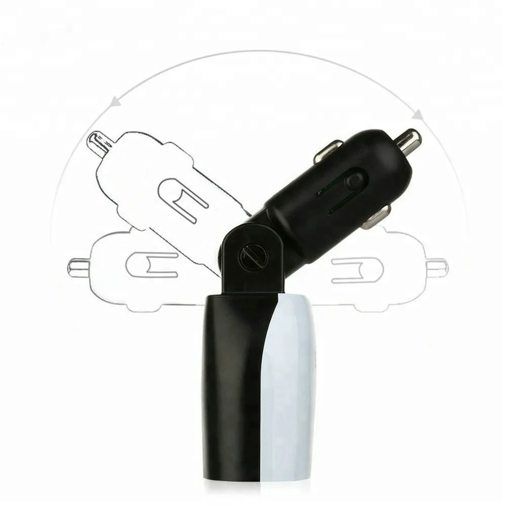 Portable 3.4A Adjustable Car Battery Charger With Digital Led Display Car Charger Dual USB