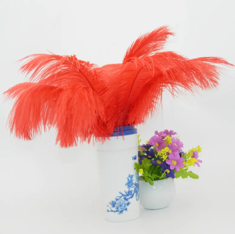 
Wholesale price factory cheap price Natural Decorative White ostrich feathers for wedding decor feather 