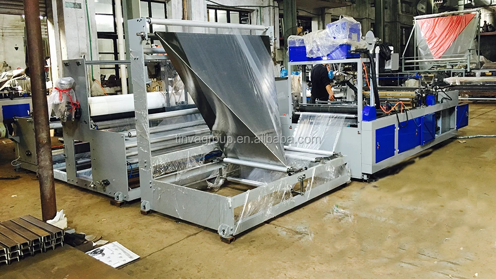 Полностью автоматическая машина Chinaplas Fair для производства пластиковых международных курьерских пакетов DHL с