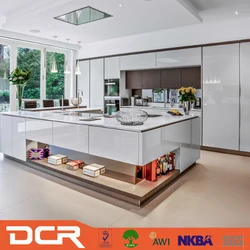 Modern style customized kitchen joinery furniture set with carcase countertop drawer door