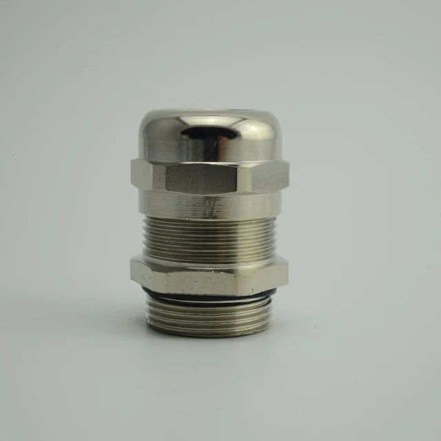 Metal nickel-plated brass cable gland with PG thread cable connector