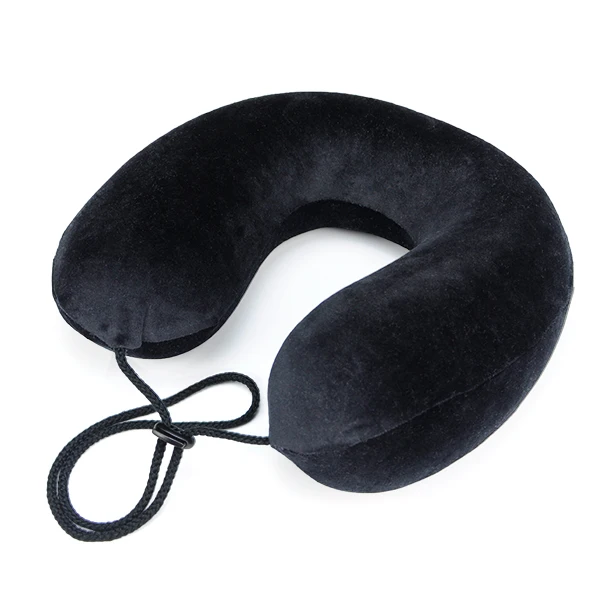 
BYC Ultra Comfy Soft Velvet Cover Memory Foam Neck Support Pillow Car 