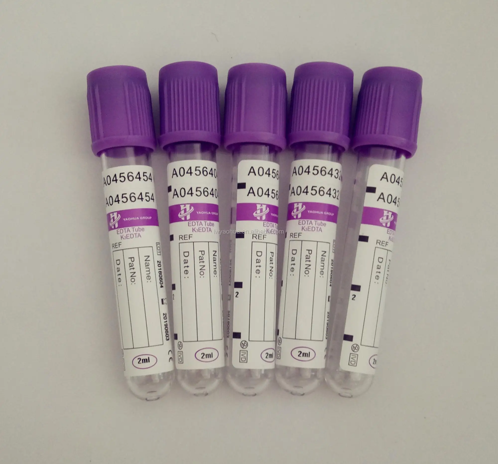 edta 3k vacuum blood collection tube single use