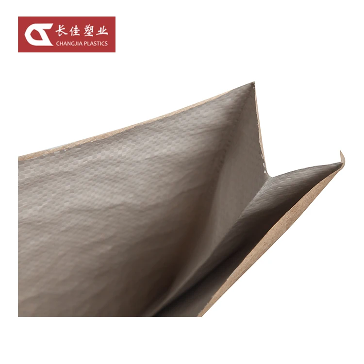 Biodegradable Two Layer Kraft Paper Cat Litter Pellet Packaging Bag With Handle