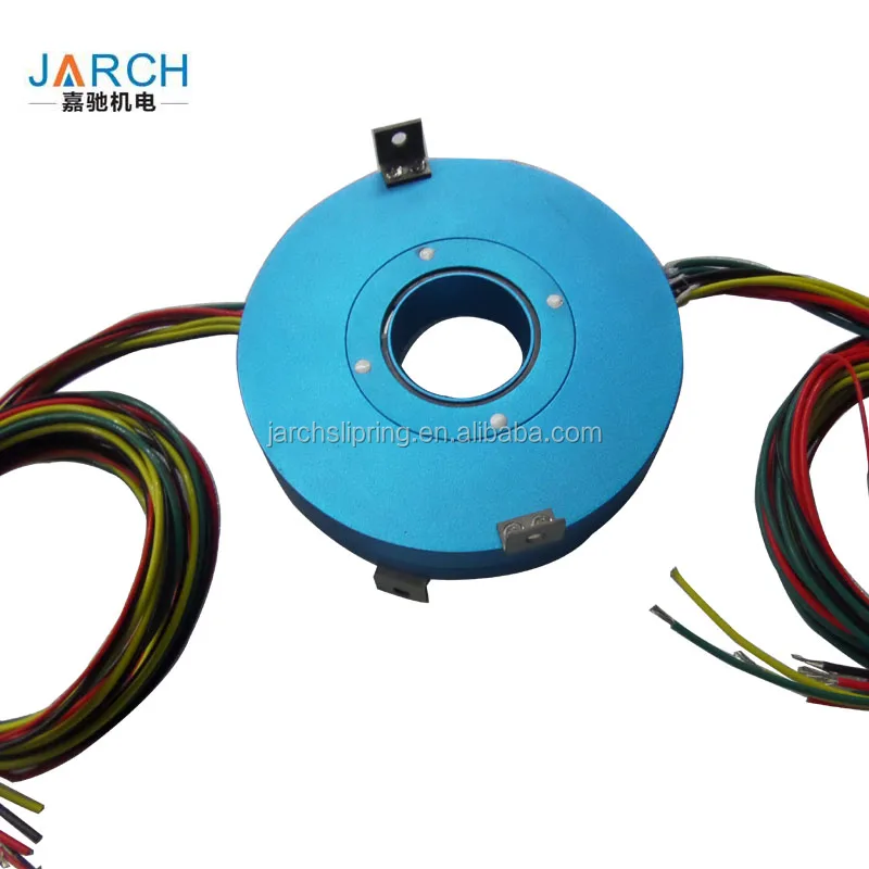 PCB type panshi pancake slipring with through bore slip ring size 38mm 10 circuits