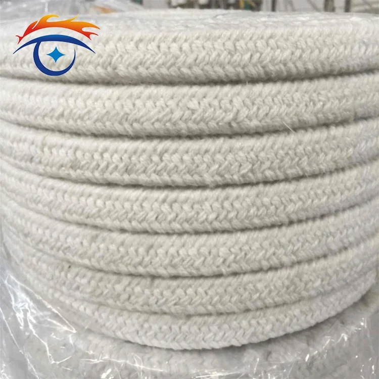 JDWOOL ceramic fiber rope for coke furnace curtain
