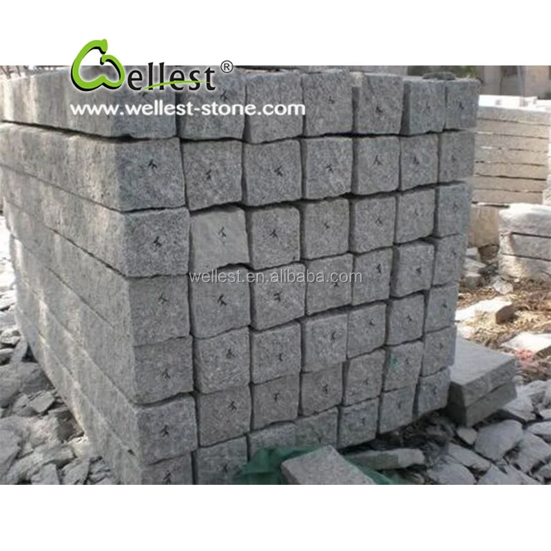
G603 grey granite Natural stone kerb, road kerb stone sizes 