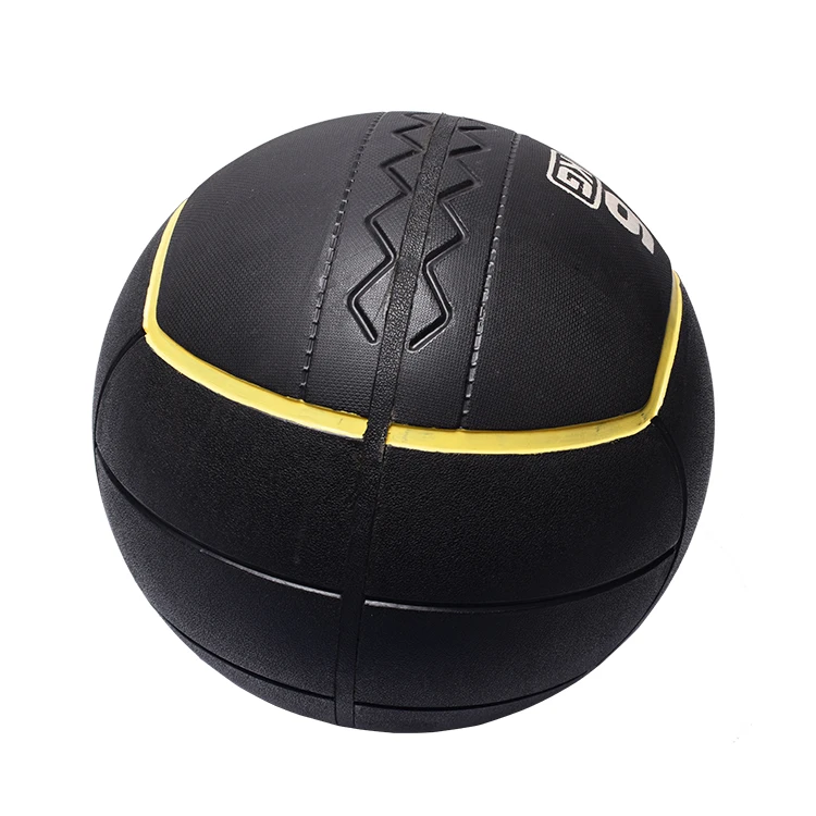 Wholesale Strength Training 3 To 45Kg Black Gym Rubber Medicine Ball