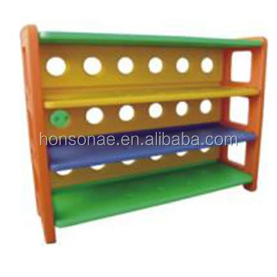 High Quality baby Plastic Book Shelf kindergarten furniture children cartoon toy storage cabinet kids toy cabinet