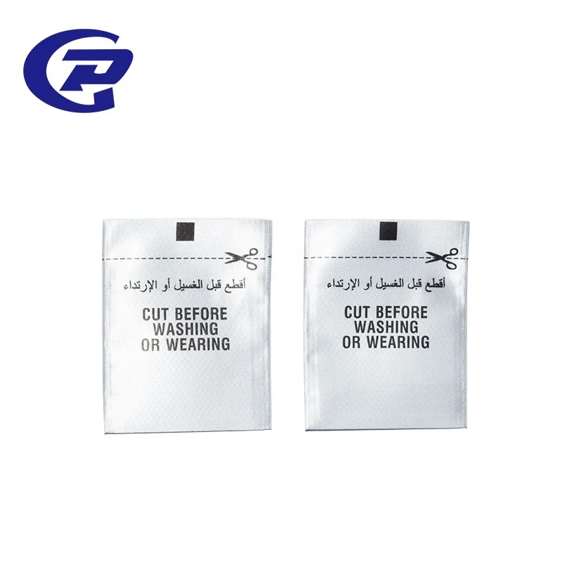 Hot Selling Anti theft Sewing RF Woven Clothing Custom labels for Garment Store