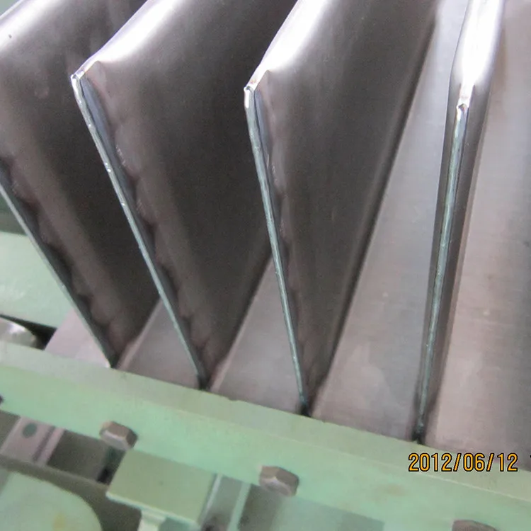 automatic corrugated fin tank forming welding machine for transformer making