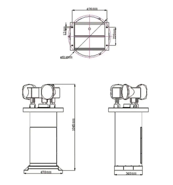 
Halogen Rotating Beacon Light Airport 