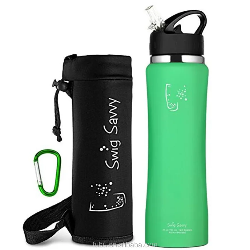 Stainless Steel Water Bottle Keeps Beverages Cold 24+ Hours/Hot 12+ Hours Perfect for Coffee or Tea Durable and BPA Can Paint Di