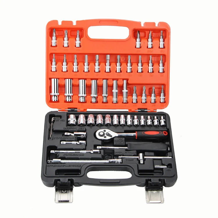 53pcs Wholesale Mechanical Socket Spanner Set Tool Boxes