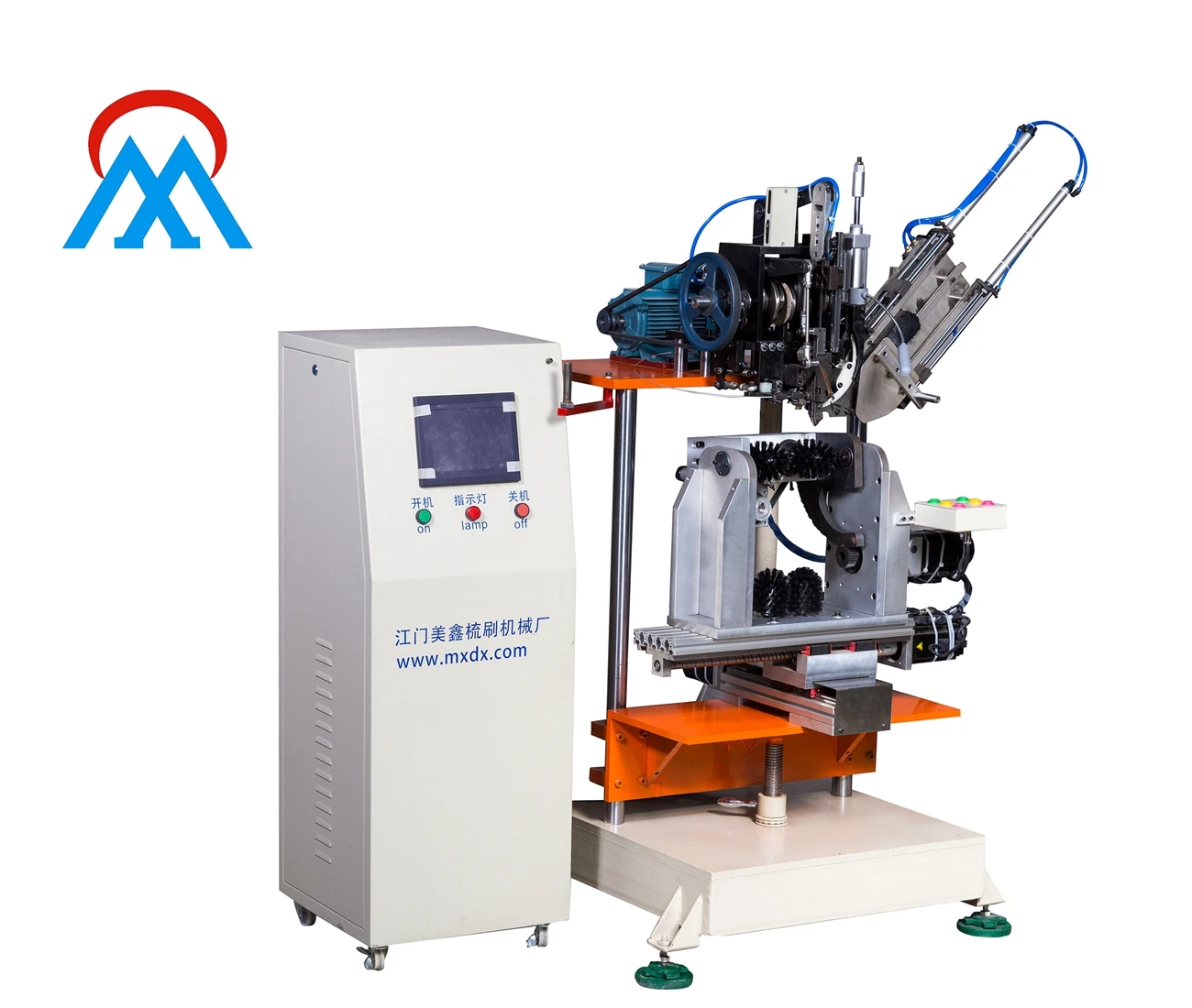 double head plastic broom brush toilet brush tufting and making  machine