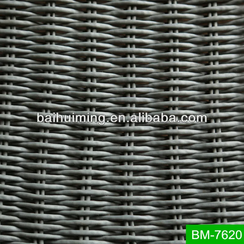 SGS испытание круглый РЕ ротанг ВМ-7620 плетенный ротанг материал производства мебели