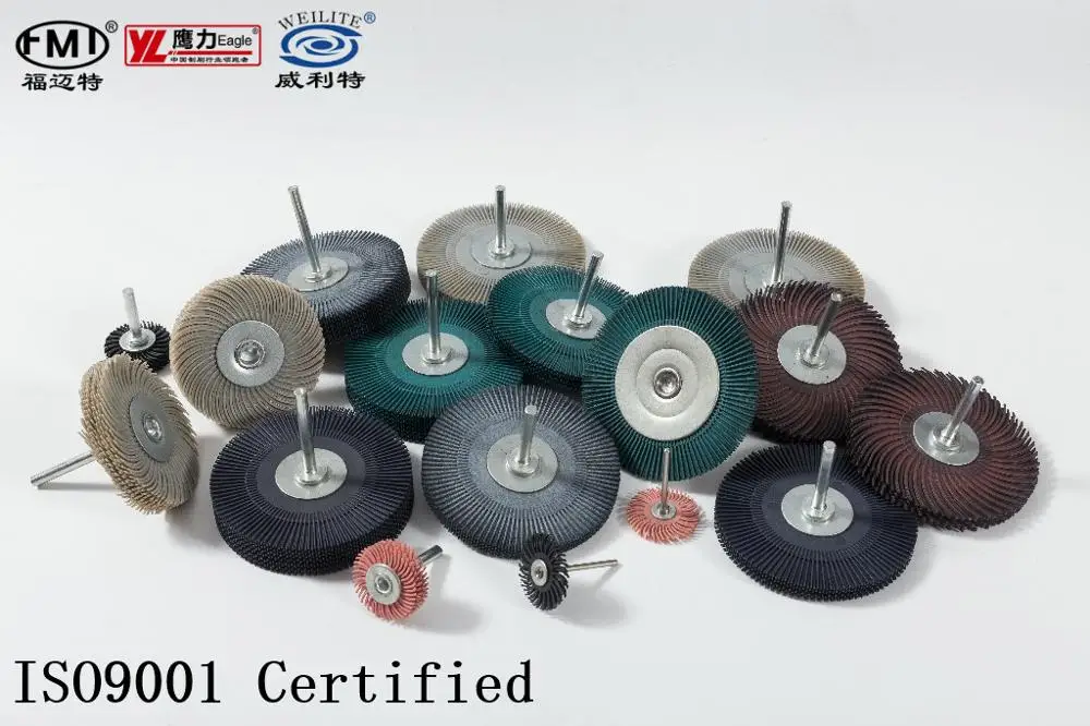 FMT 2021 200mm Deburring Cleaning Polishing  circular round radial disc wheel brush