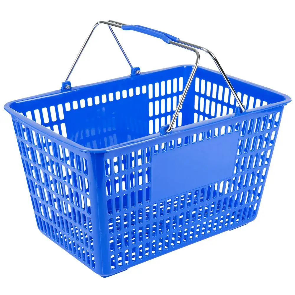 
Recycled Pp Customized Folding Mesh Shopping Plastic Basket Trolleys With Handles 