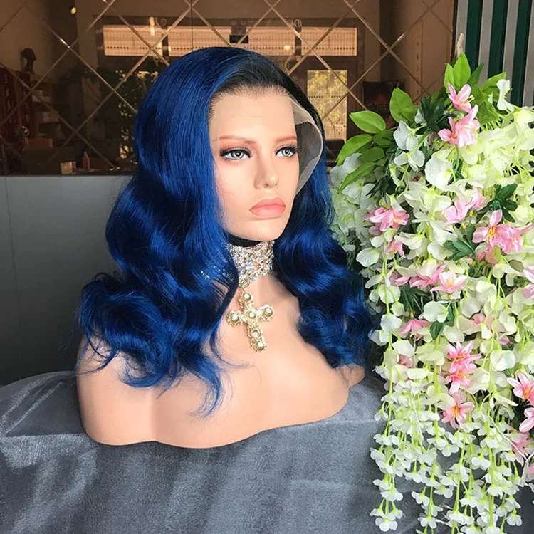 2019 Hot Selling Blue Ash Blonde Lace Wig Tina Turner Hair Lace Wigs For Beautiful Model