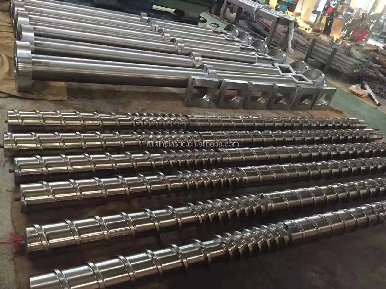 Pe film extruder screw and barrel