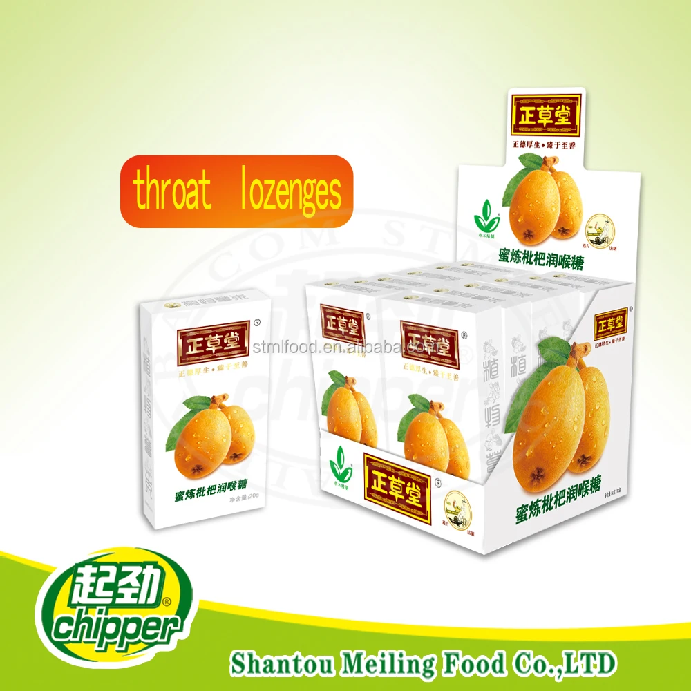 Sore Throat herbal lozenges hard candy