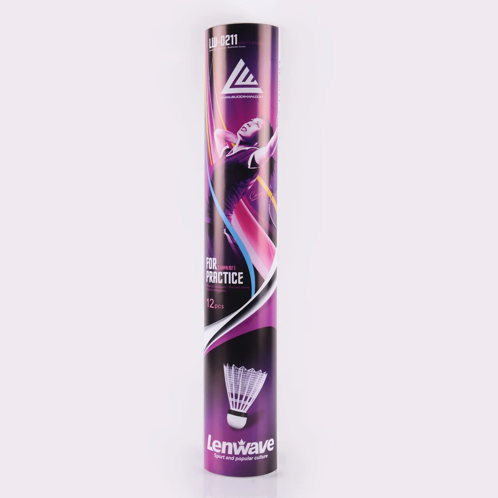 Wholesale best and good quality plastic badminton shuttlecock