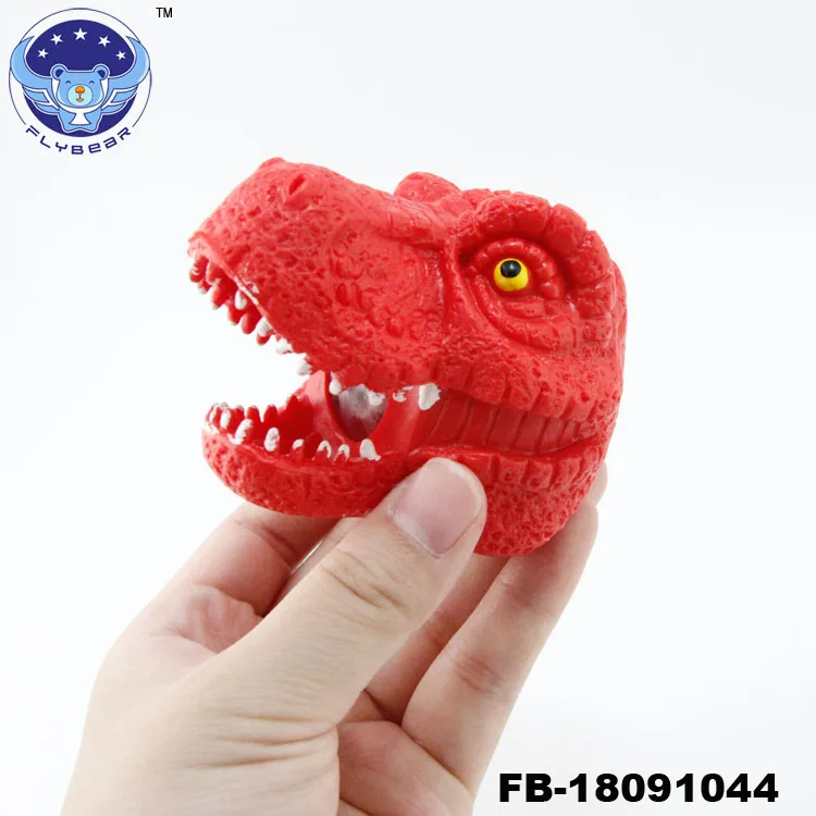 Squishy Pressure Ball Stress Reliever Dinosaur Head Toys Grape Balls Tpr Custom Squeeze Stress Ball Children Dinosaur Toy