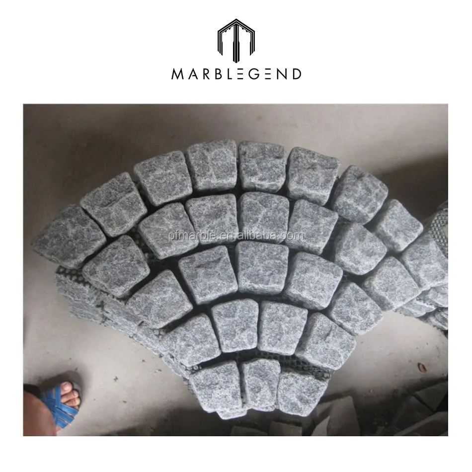 
China factory price high quality curved basalt paving bricks stone 