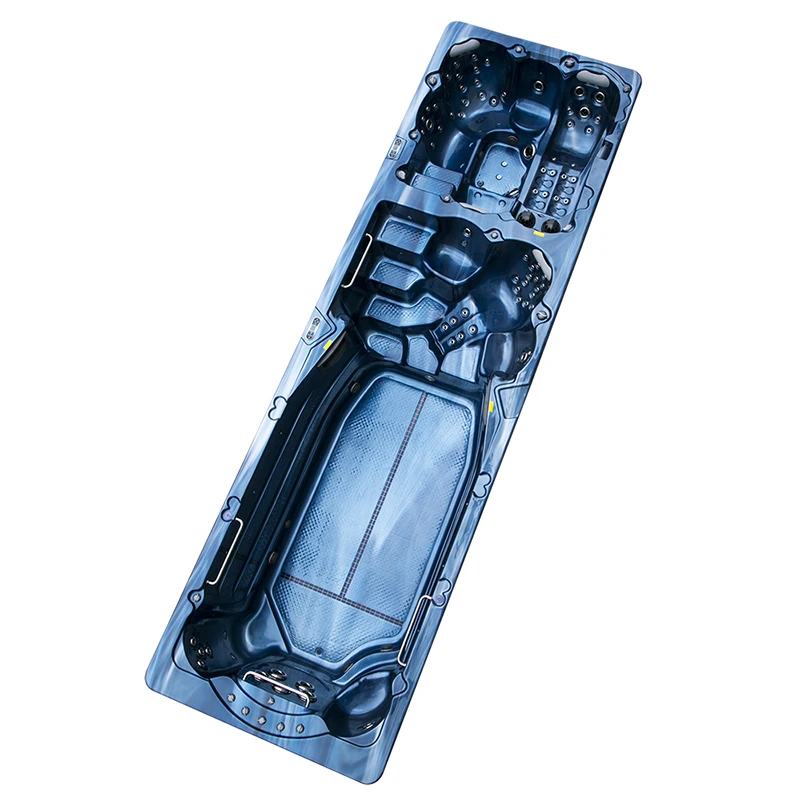 Outdoor Deluxe Endless Pool Spa Swimming Pool Swim Spa