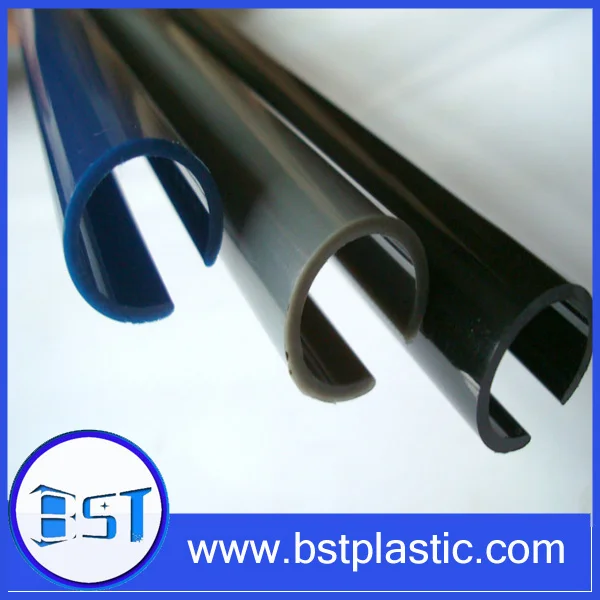 Custom high quality colored pvc slotted tube