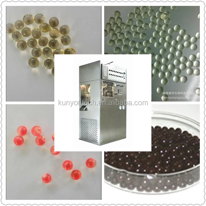 Small size ball 3-8mm  MD3 seamless Pulsant-cutting type soft capsule dripping ball machine