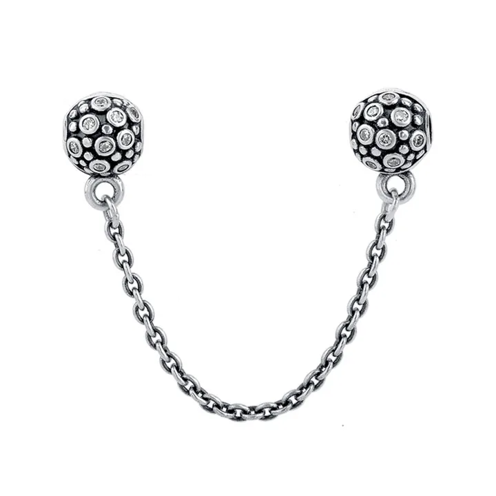 Factory price fashion high quality European style double ball silver tin beads