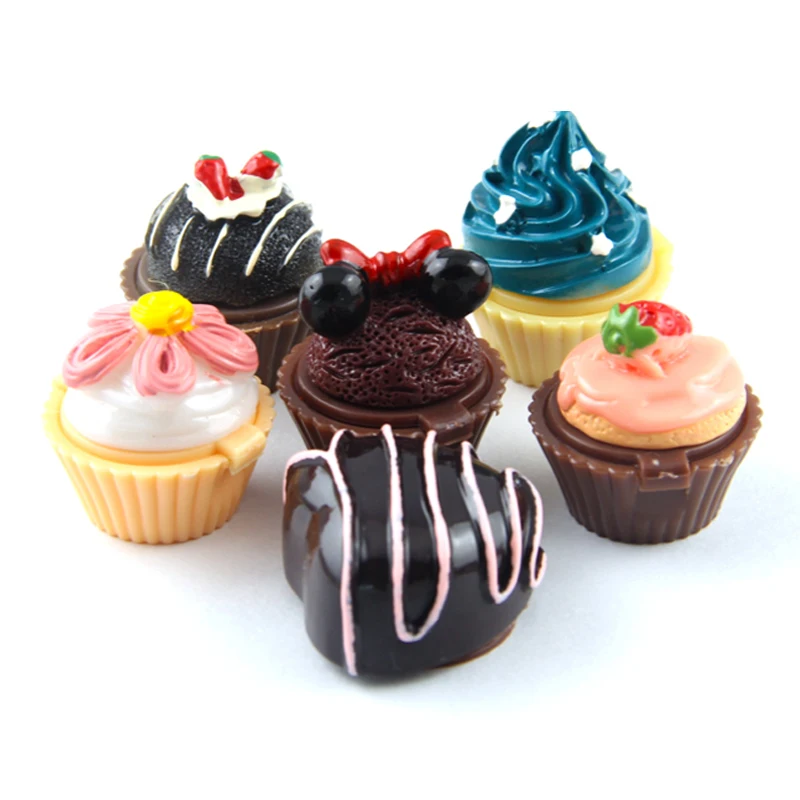 
Wholesale Natural Cosmetics Private Label Organic Cute Best Magic Moisturizing Mini Multi Cupcake Shape Lip Balm 