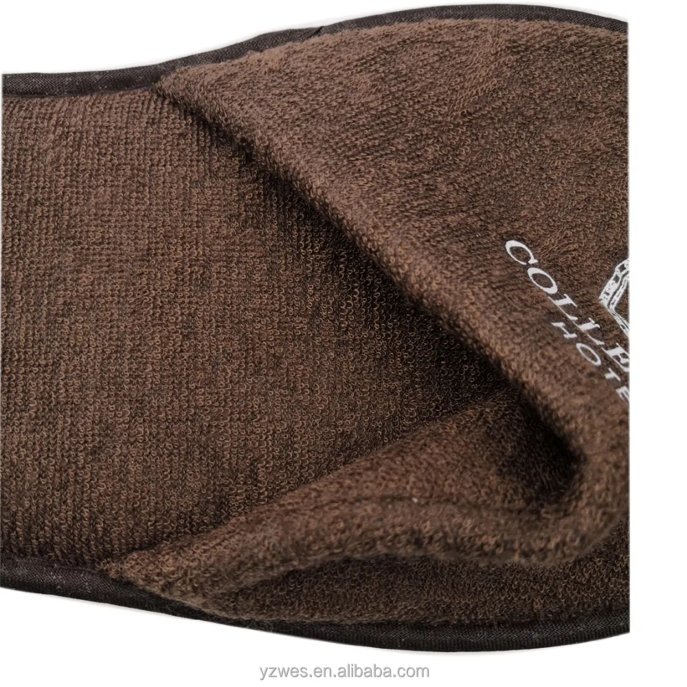 Focus on Hotel supplies manufacturing  Hotel custom print logo Terry towel  bathroom disposable slippers