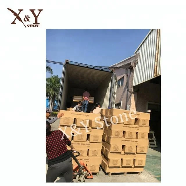 Polyurethane faux panels decorative wall PU faux plastic stone wall panels