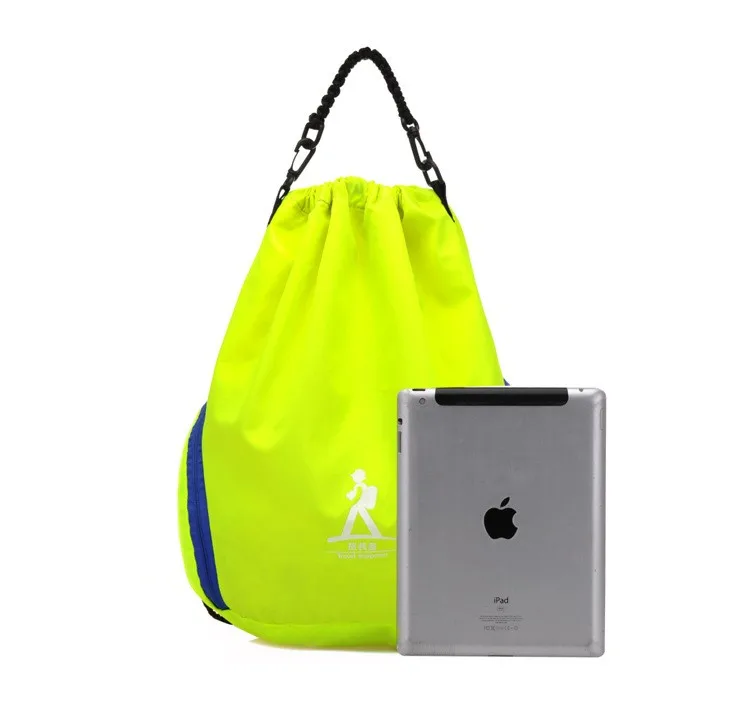 
Cheap Custom Ecofriendly Washable Nylon Basketball Backpack Sport Gym Sack Drawstring Bag For Promotional 