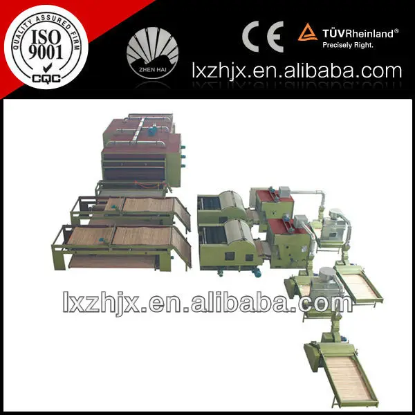 горячая продажа нетканые клей бесплатно ваты линии wjm-3