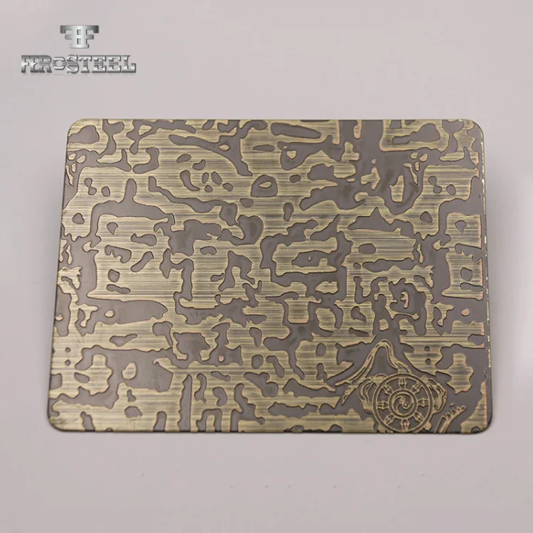 Лучшие оптовые сайте 316L нержавеющая сталь pvd-покрытие цвета травления лист