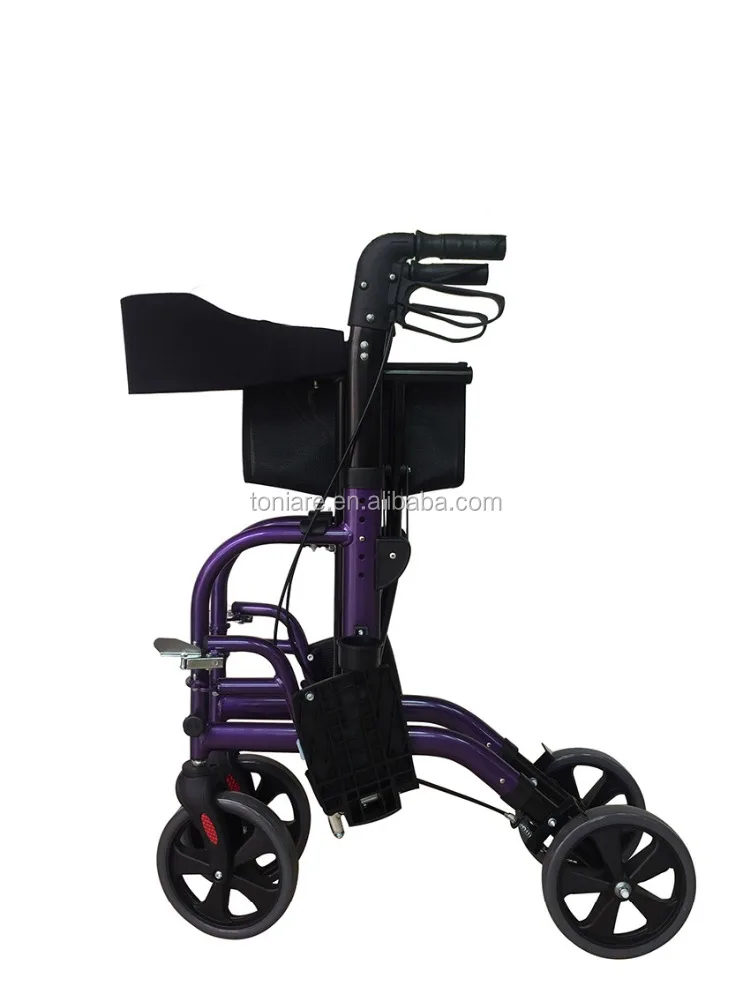 Foldable Rehabilitation Rollator and Walking Aid for elderly