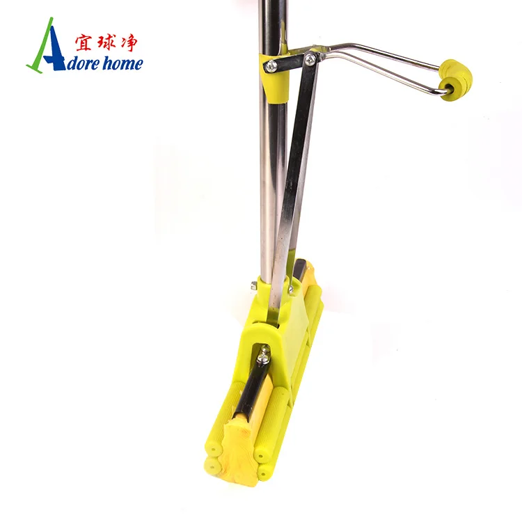 High Quality Sponge Pva Commercial Mop With Telescopic Stainless Steel Handle